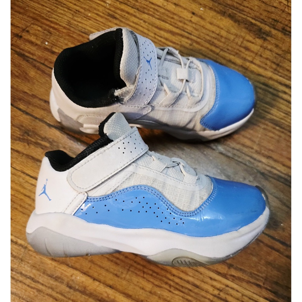 Jordan 11 CMFT Low White/University Blue-Black Kids 11 C Sneakers Shoes